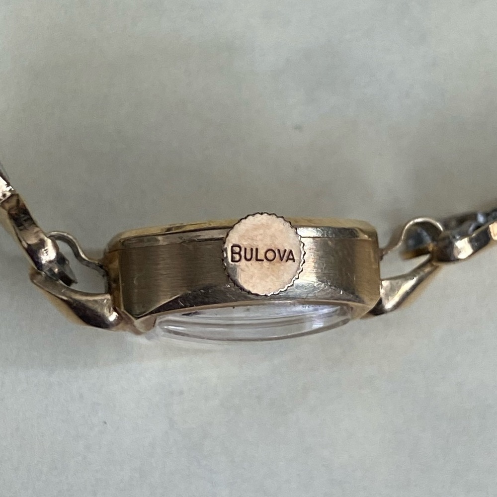 Vintage Solid 14K Gold Case Bulova Cocktail Manual-Wind Ladies Watch! Runs!! - Picture 6 of 14